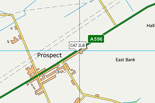 CA7 2LB map - OS VectorMap District (Ordnance Survey)