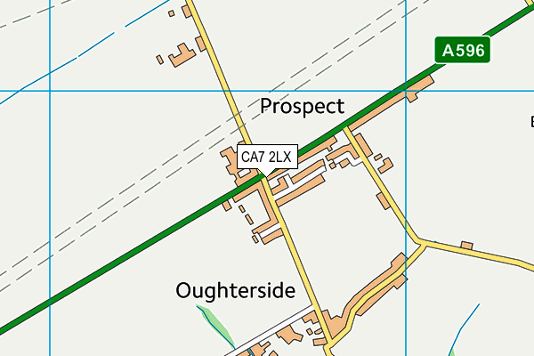 CA7 2LX map - OS VectorMap District (Ordnance Survey)