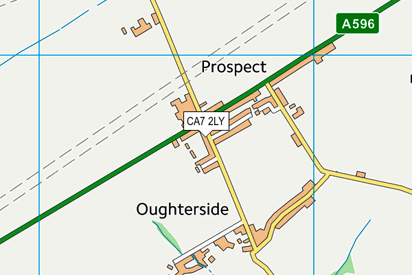 CA7 2LY map - OS VectorMap District (Ordnance Survey)