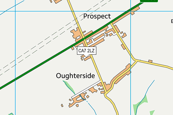 CA7 2LZ map - OS VectorMap District (Ordnance Survey)