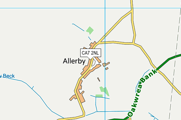 CA7 2NL map - OS VectorMap District (Ordnance Survey)