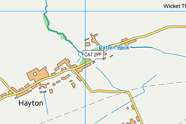 CA7 2PF map - OS VectorMap District (Ordnance Survey)