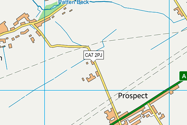 CA7 2PJ map - OS VectorMap District (Ordnance Survey)