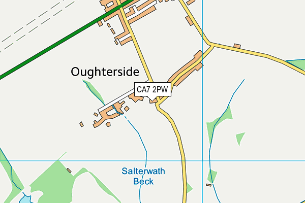 CA7 2PW map - OS VectorMap District (Ordnance Survey)