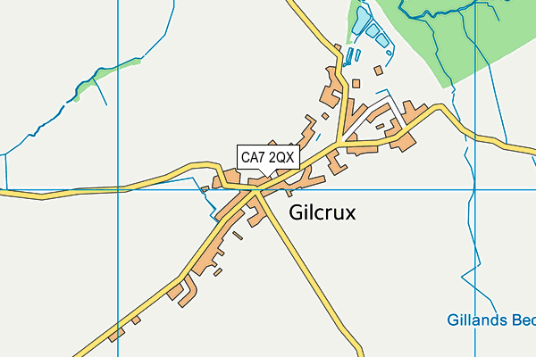 CA7 2QX map - OS VectorMap District (Ordnance Survey)