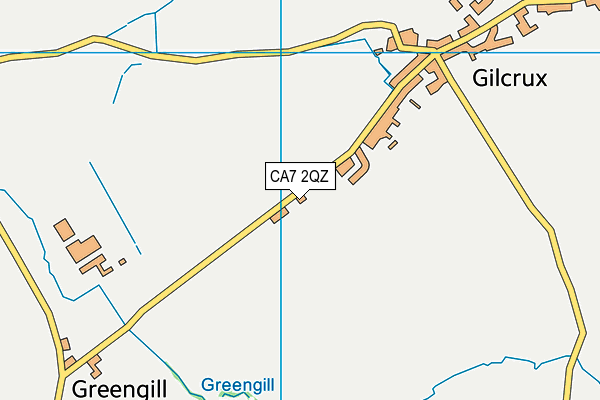 CA7 2QZ map - OS VectorMap District (Ordnance Survey)