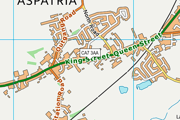 CA7 3AA map - OS VectorMap District (Ordnance Survey)