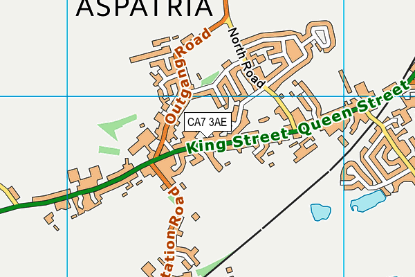 CA7 3AE map - OS VectorMap District (Ordnance Survey)