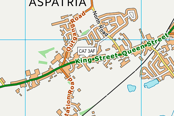 CA7 3AF map - OS VectorMap District (Ordnance Survey)