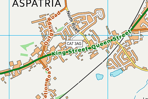 CA7 3AG map - OS VectorMap District (Ordnance Survey)