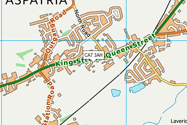CA7 3AH map - OS VectorMap District (Ordnance Survey)