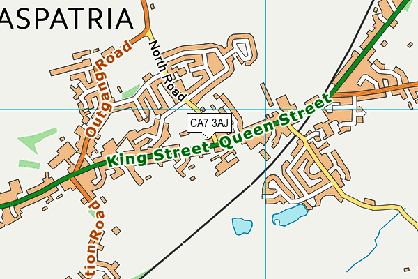 CA7 3AJ map - OS VectorMap District (Ordnance Survey)