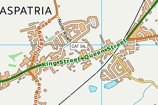 CA7 3AL map - OS VectorMap District (Ordnance Survey)