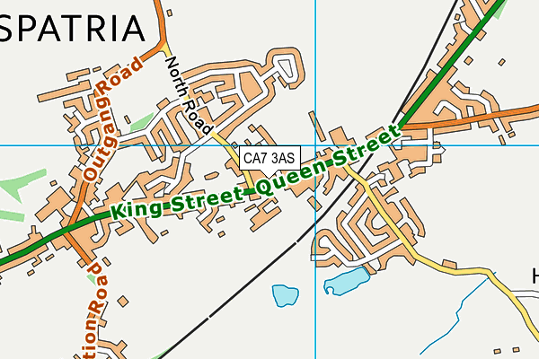 CA7 3AS map - OS VectorMap District (Ordnance Survey)
