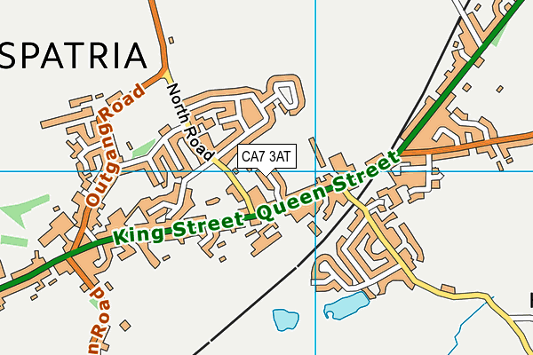 CA7 3AT map - OS VectorMap District (Ordnance Survey)