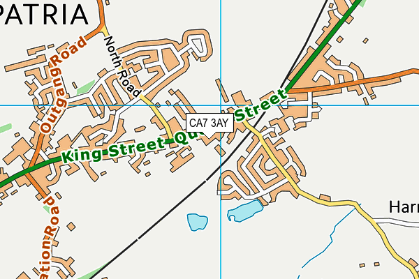 CA7 3AY map - OS VectorMap District (Ordnance Survey)