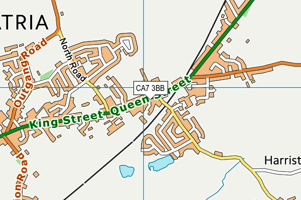 CA7 3BB map - OS VectorMap District (Ordnance Survey)