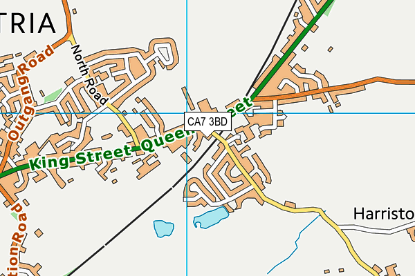 CA7 3BD map - OS VectorMap District (Ordnance Survey)