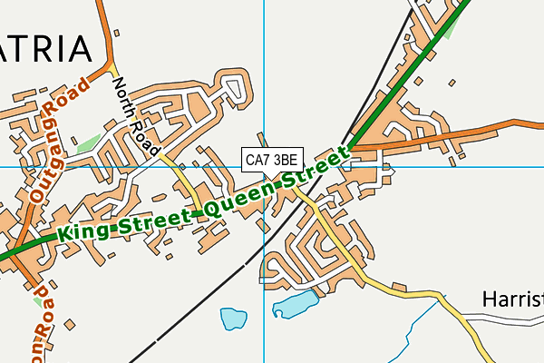 CA7 3BE map - OS VectorMap District (Ordnance Survey)