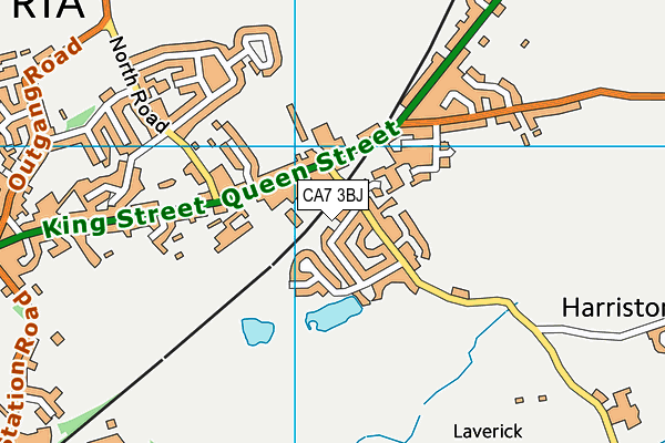 CA7 3BJ map - OS VectorMap District (Ordnance Survey)