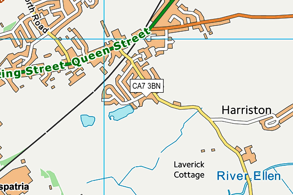 CA7 3BN map - OS VectorMap District (Ordnance Survey)
