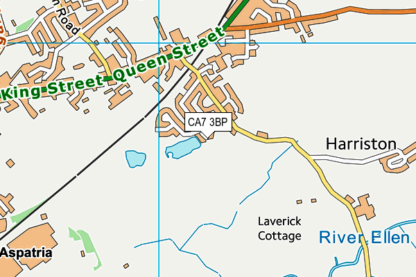 CA7 3BP map - OS VectorMap District (Ordnance Survey)