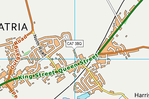 Richmond Hill Primary School map (CA7 3BQ) - OS VectorMap District (Ordnance Survey)