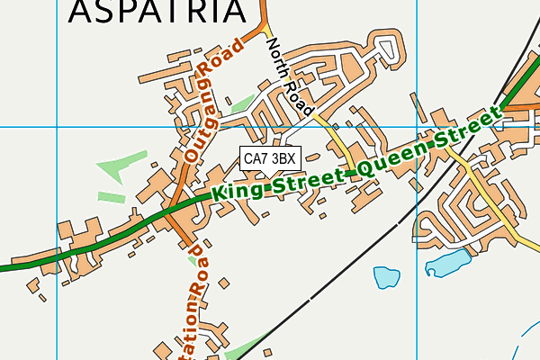 CA7 3BX map - OS VectorMap District (Ordnance Survey)