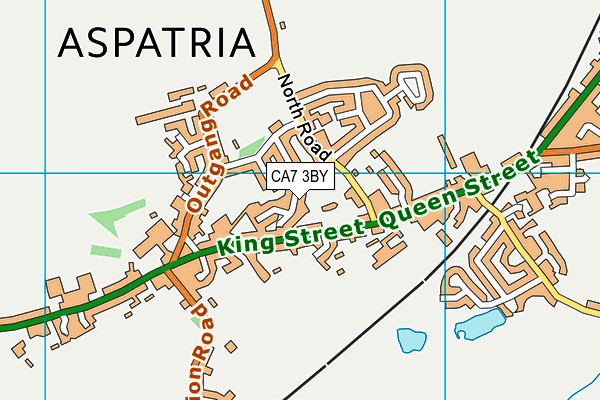 CA7 3BY map - OS VectorMap District (Ordnance Survey)