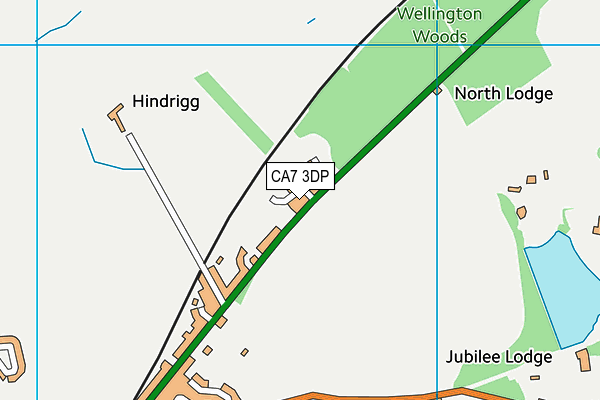 CA7 3DP map - OS VectorMap District (Ordnance Survey)