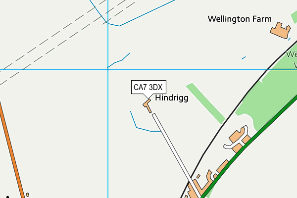 CA7 3DX map - OS VectorMap District (Ordnance Survey)