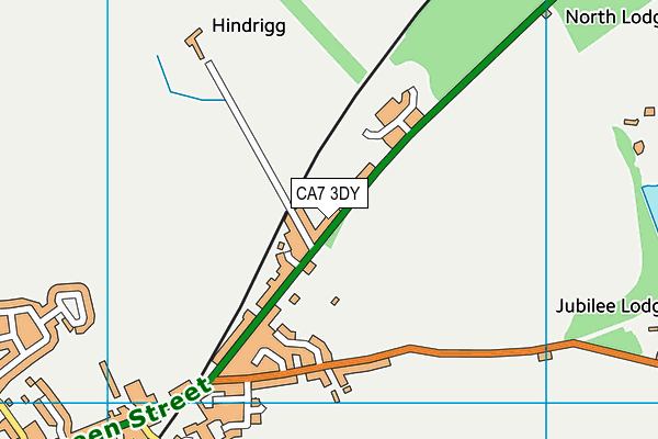 CA7 3DY map - OS VectorMap District (Ordnance Survey)