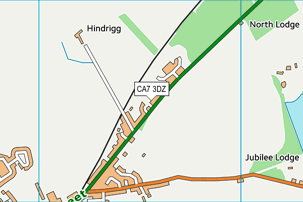 CA7 3DZ map - OS VectorMap District (Ordnance Survey)