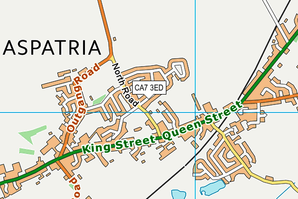 CA7 3ED map - OS VectorMap District (Ordnance Survey)