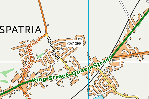 CA7 3EE map - OS VectorMap District (Ordnance Survey)