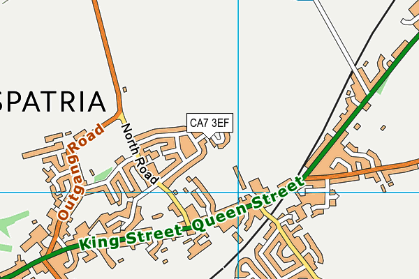 CA7 3EF map - OS VectorMap District (Ordnance Survey)
