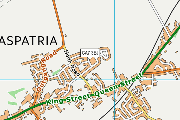 CA7 3EJ map - OS VectorMap District (Ordnance Survey)