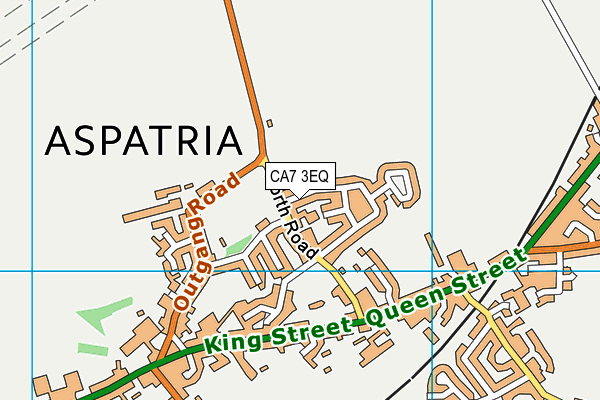 CA7 3EQ map - OS VectorMap District (Ordnance Survey)