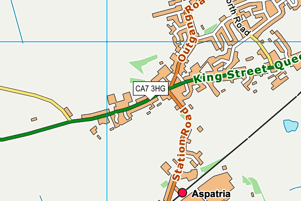 CA7 3HG map - OS VectorMap District (Ordnance Survey)