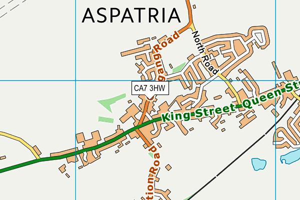 CA7 3HW map - OS VectorMap District (Ordnance Survey)