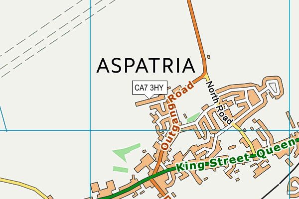 CA7 3HY map - OS VectorMap District (Ordnance Survey)