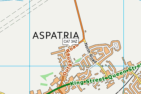 CA7 3HZ map - OS VectorMap District (Ordnance Survey)