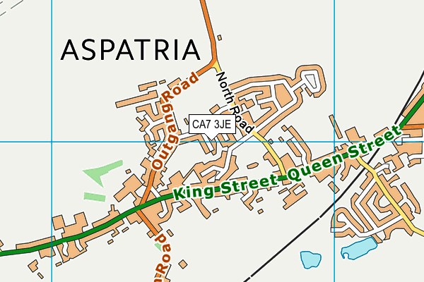 CA7 3JE map - OS VectorMap District (Ordnance Survey)