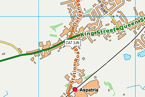 CA7 3JN map - OS VectorMap District (Ordnance Survey)