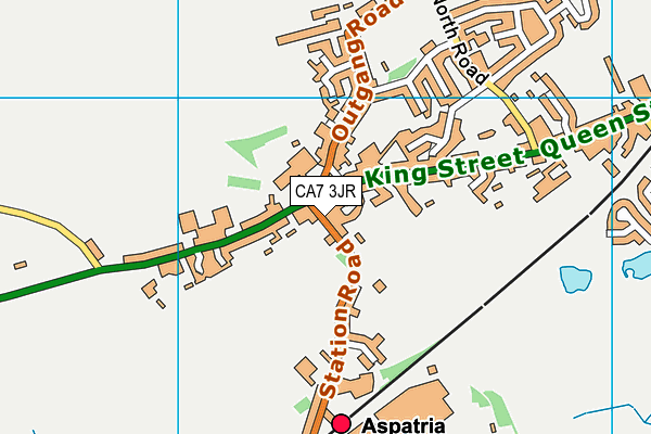 CA7 3JR map - OS VectorMap District (Ordnance Survey)