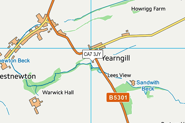 CA7 3JY map - OS VectorMap District (Ordnance Survey)