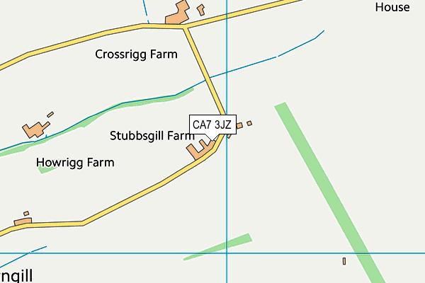 CA7 3JZ map - OS VectorMap District (Ordnance Survey)