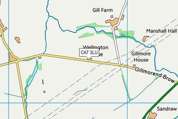 CA7 3LU map - OS VectorMap District (Ordnance Survey)