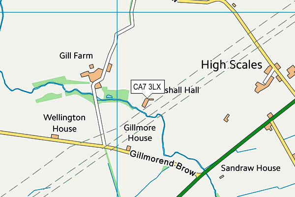 CA7 3LX map - OS VectorMap District (Ordnance Survey)