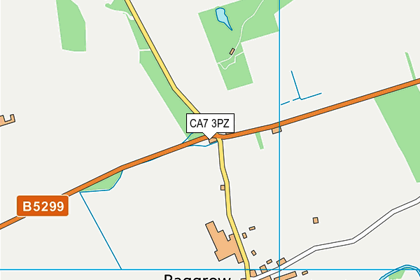 CA7 3PZ map - OS VectorMap District (Ordnance Survey)